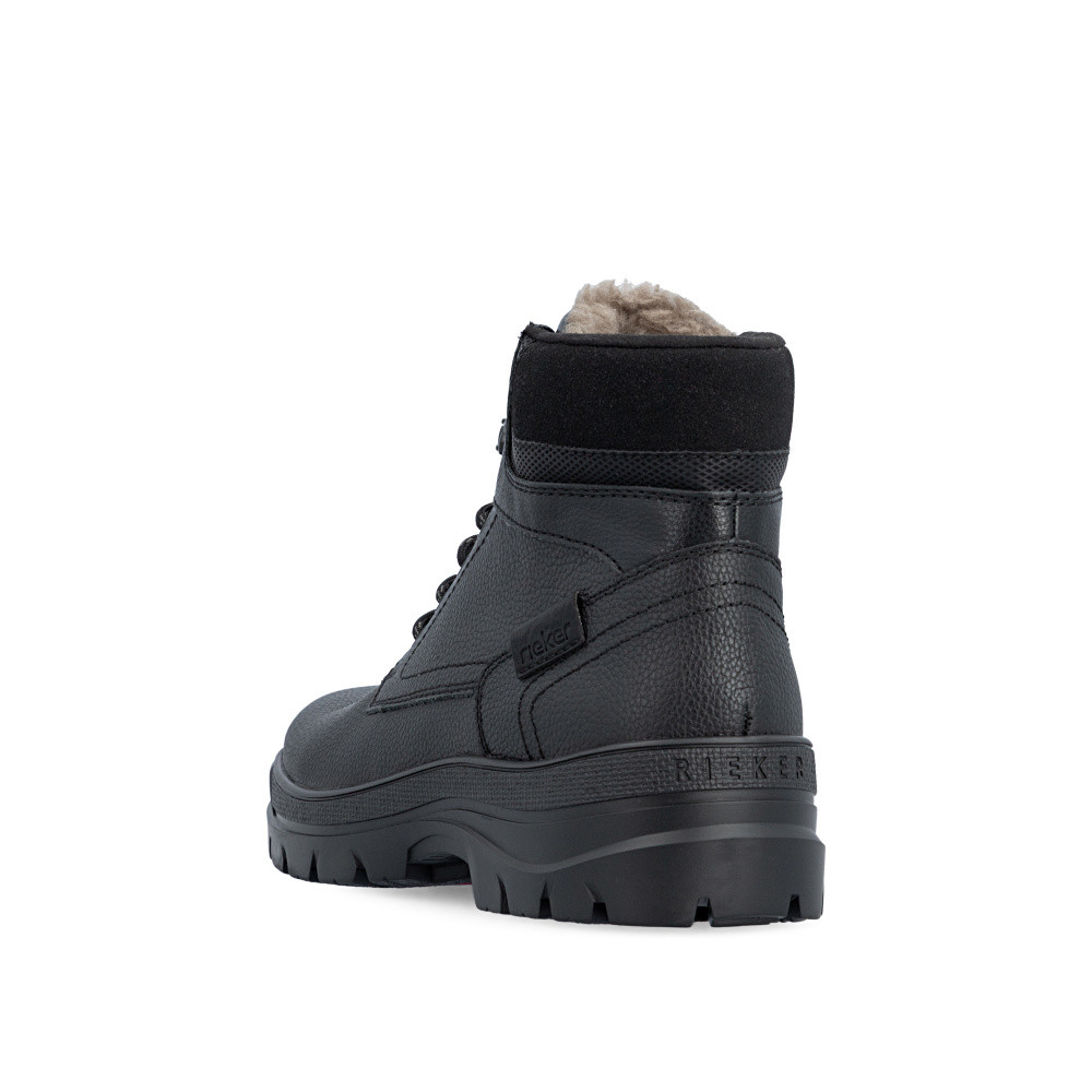 detail Pánská kotníková obuv RIEKER F5400-00 černá W6