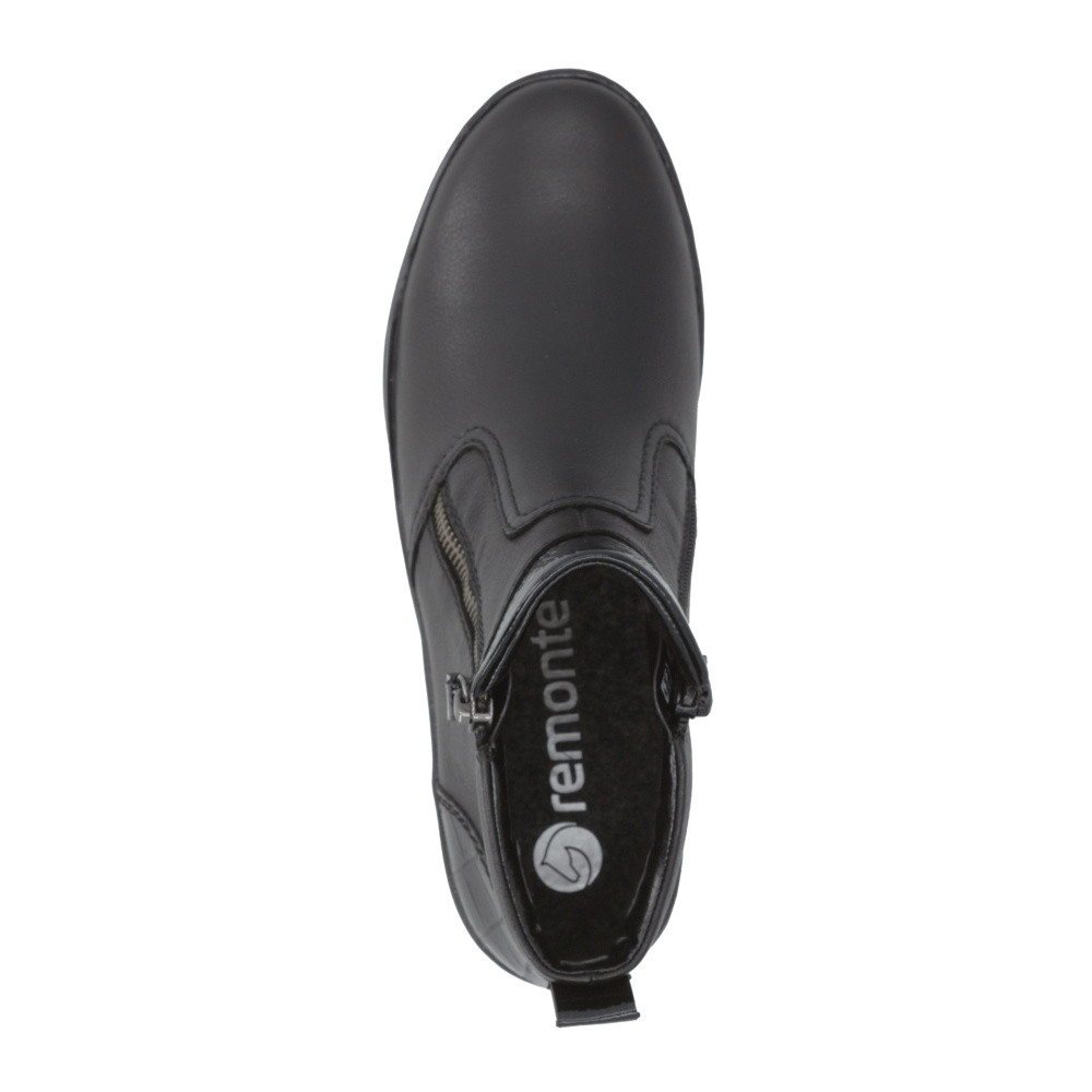 detail Dámská kotníková obuv REMONTE R0776-00   BLACK   H/W6