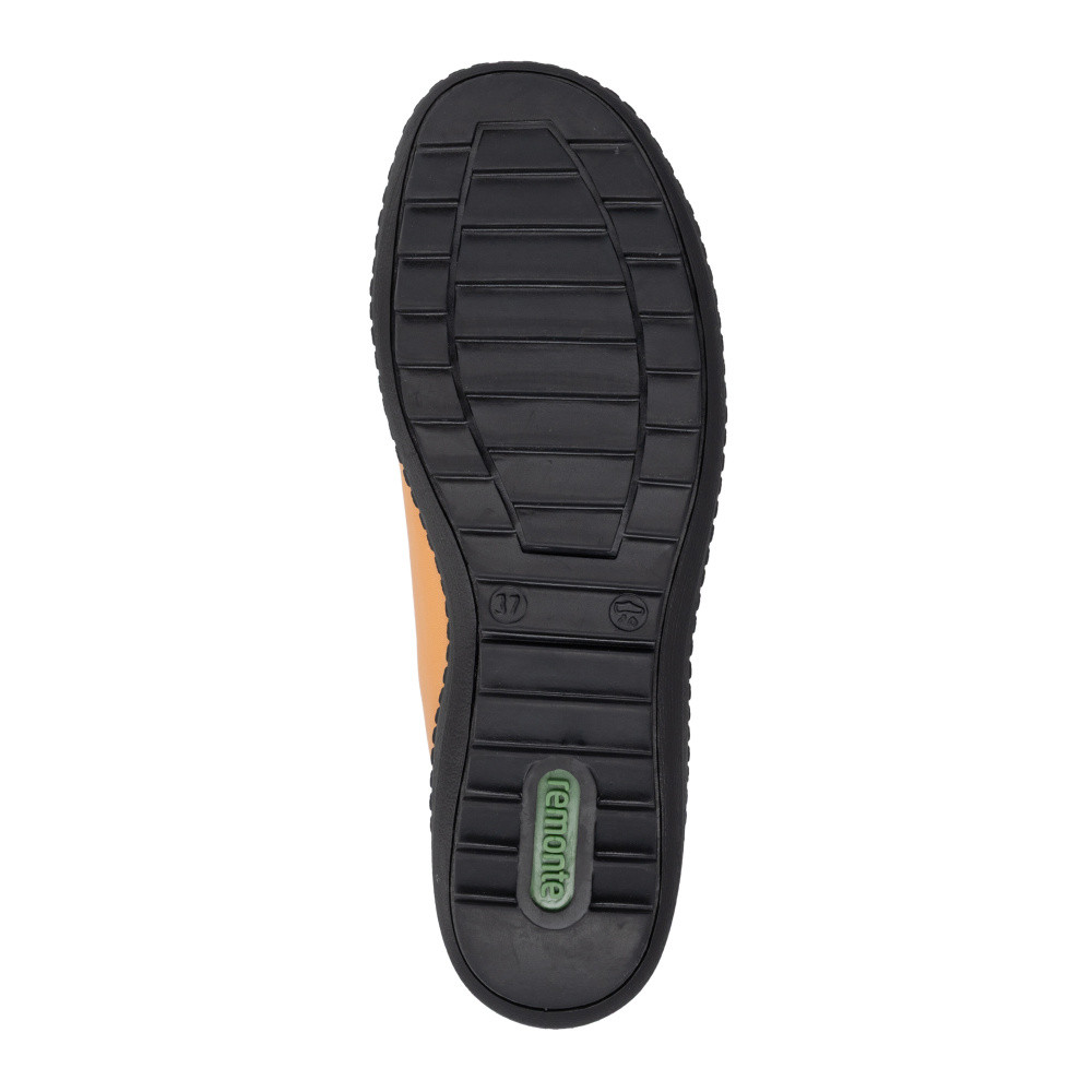 detail Dámská kotníková obuv REMONTE R1455-68 žlutá W6