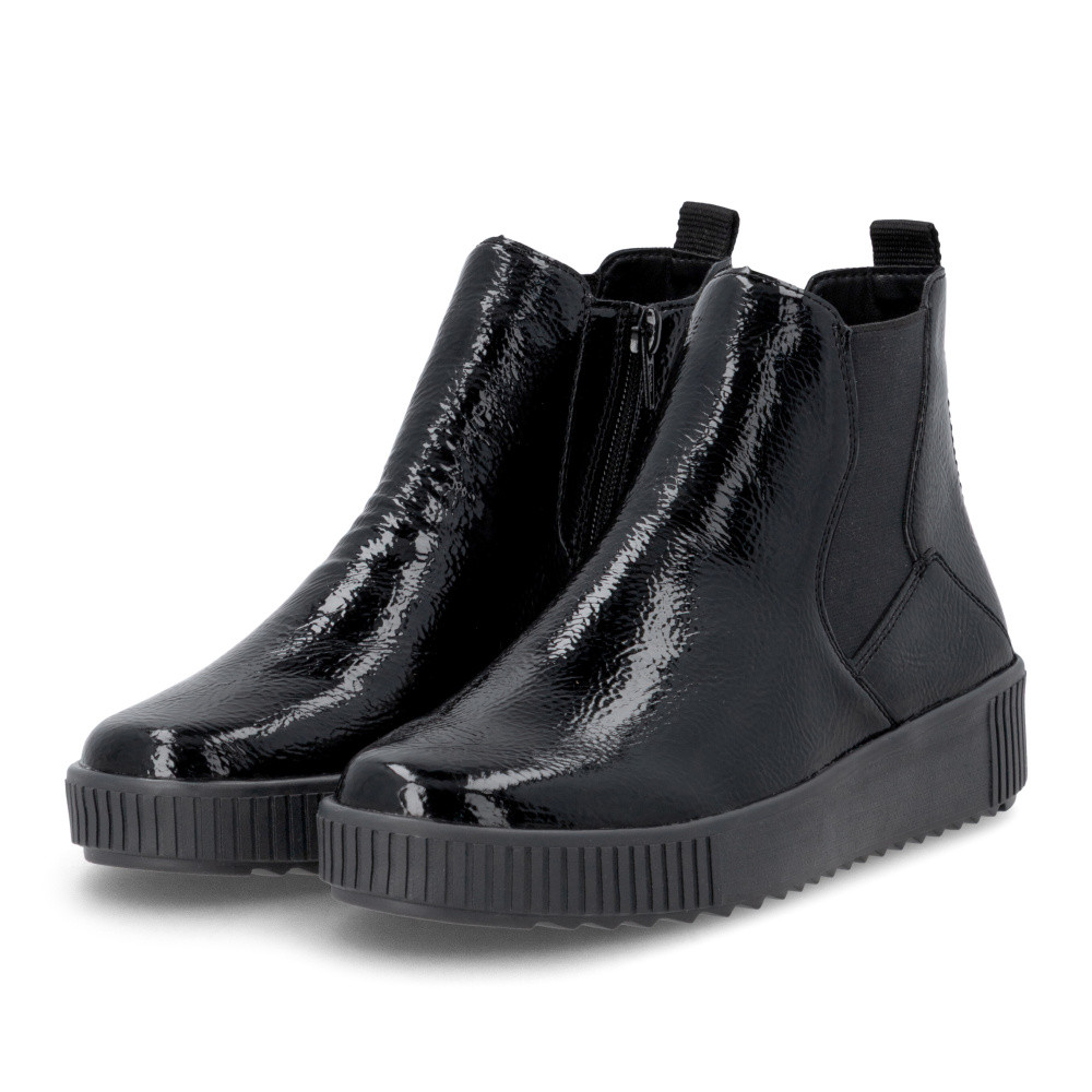 detail Dámská kotníková obuv REMONTE R7994-02 černá W6