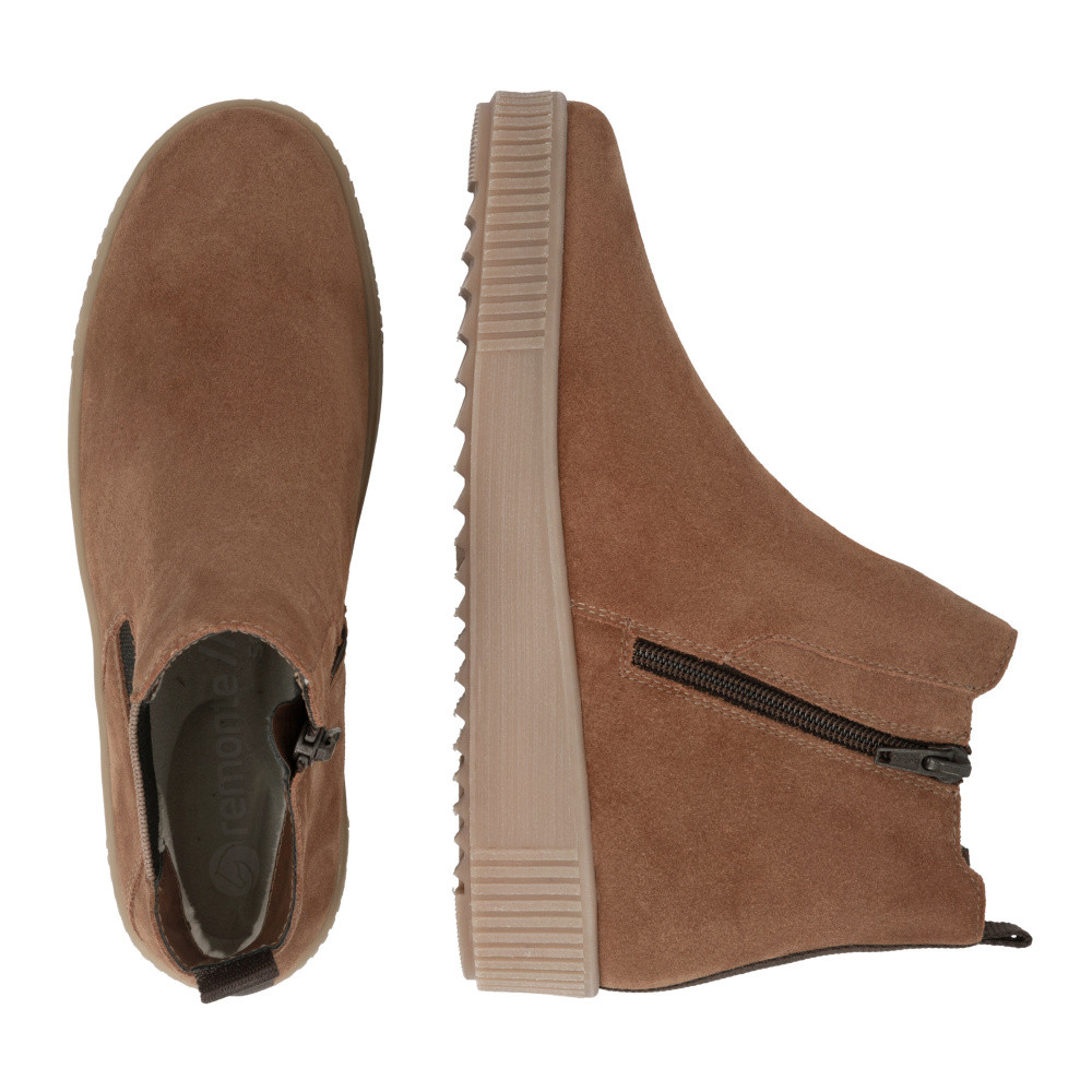 detail Dámská kotníková obuv REMONTE R7994-26 hnědá W6