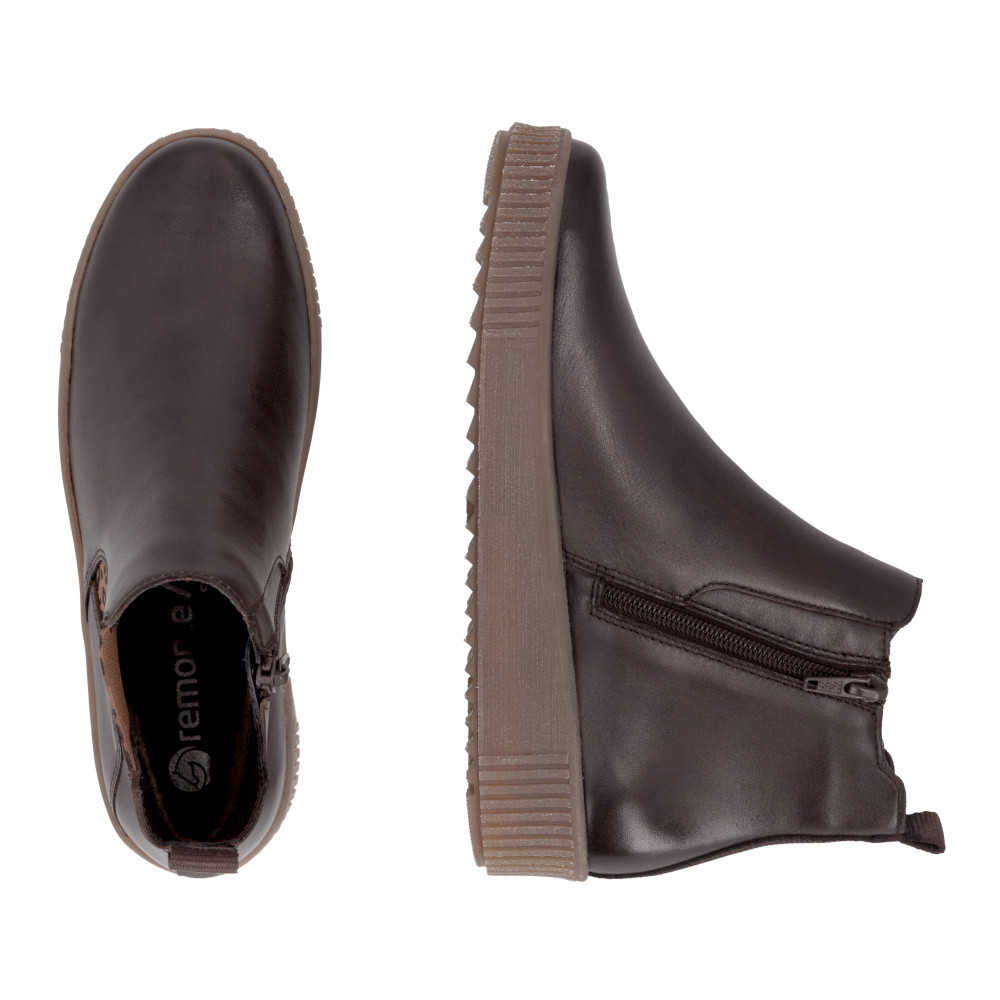 detail Dámská kotníková obuv REMONTE R7994-27 hnědá W6