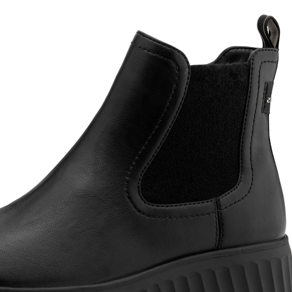 detail Dámská kotníková obuv TAMARIS 25420-45-020 černá W6