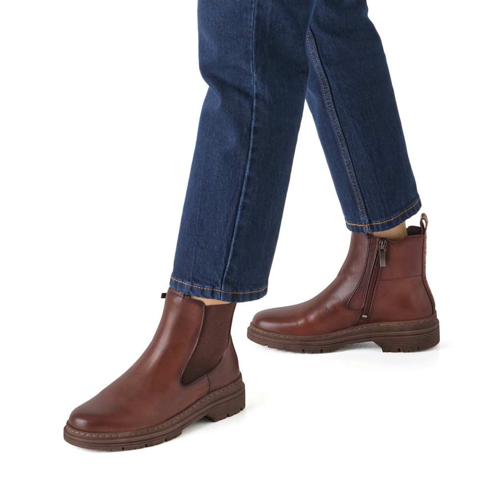 detail Dámská kotníková obuv TAMARIS 1-25436-41   MUSCAT LEATHER 356   H/W6
