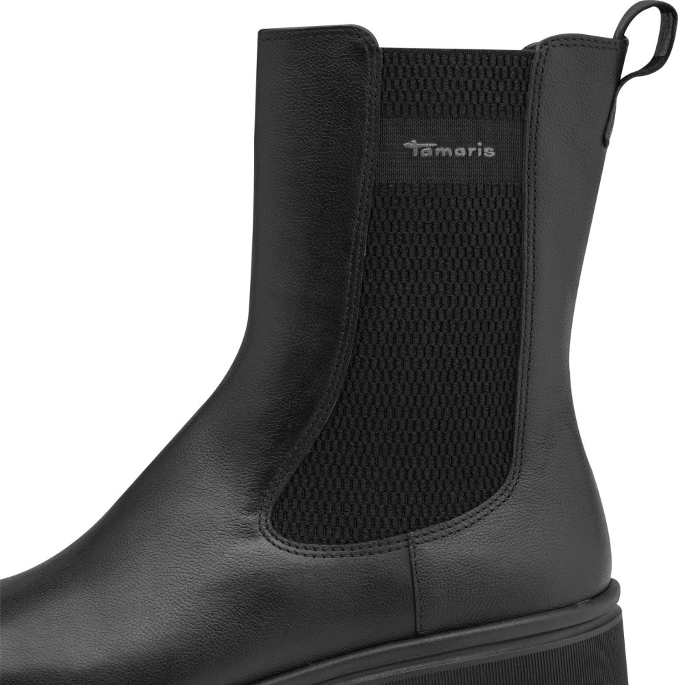 detail Dámská kotníková obuv TAMARIS 1-25457-47   BLACK 001   H/W6
