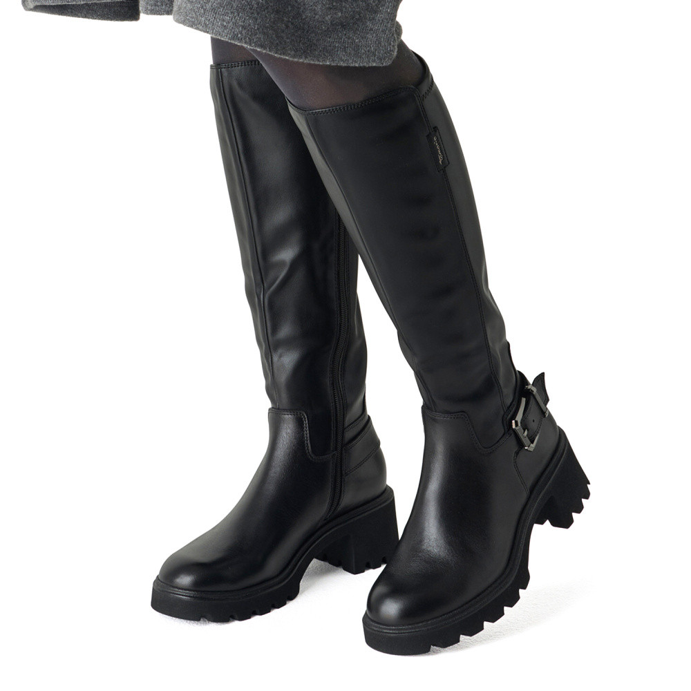 detail Dámské kozačky TAMARIS 1-25606-47   BLACK 001   H/W6