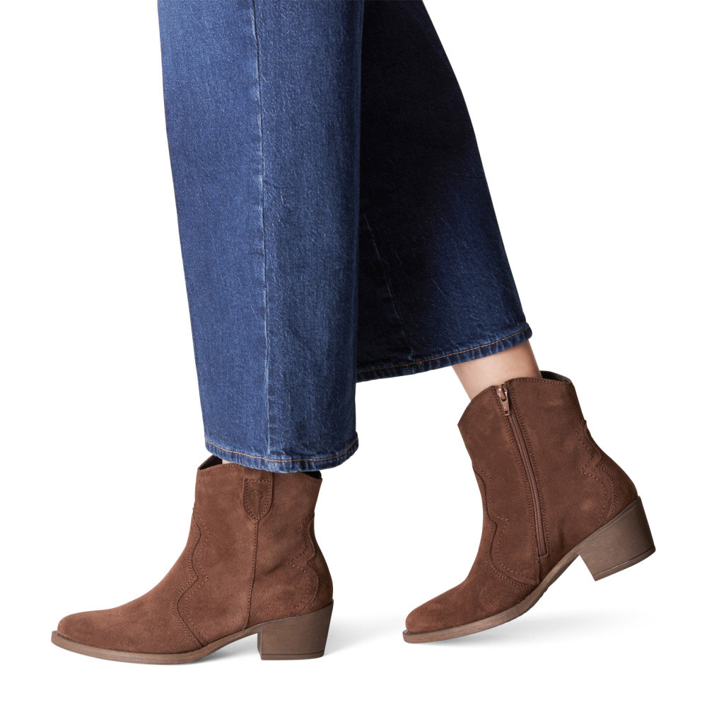 detail Dámská kotníková obuv TAMARIS 25702-41-304 hnědá W6