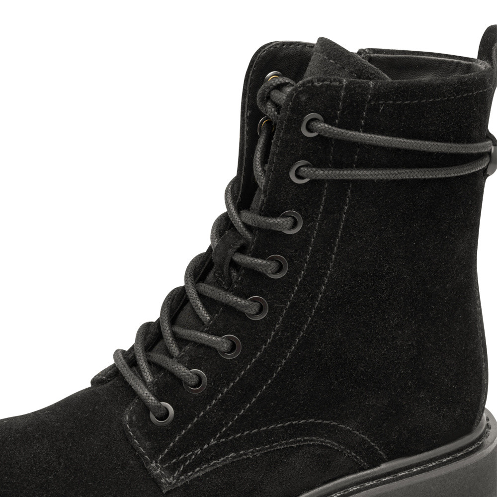 detail Dámská kotníková obuv TAMARIS 1-25219-45   BLACK SUEDE 004   H/W6