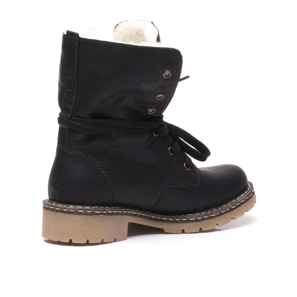 detail Dámská kotníková obuv RIEKER Y1421-01 SCHWARZ KOMBI W7