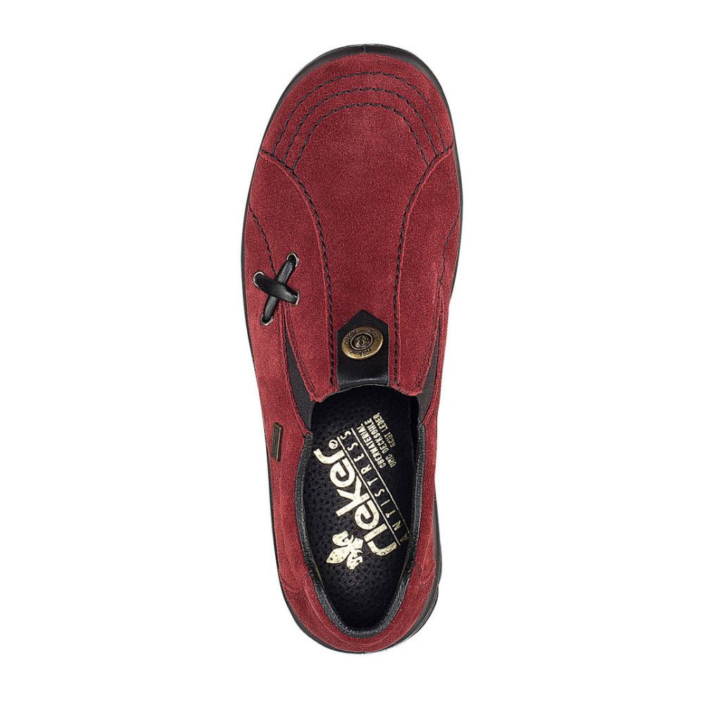 detail Dámské polobotky RIEKER RIE-1035826-W0 vínová