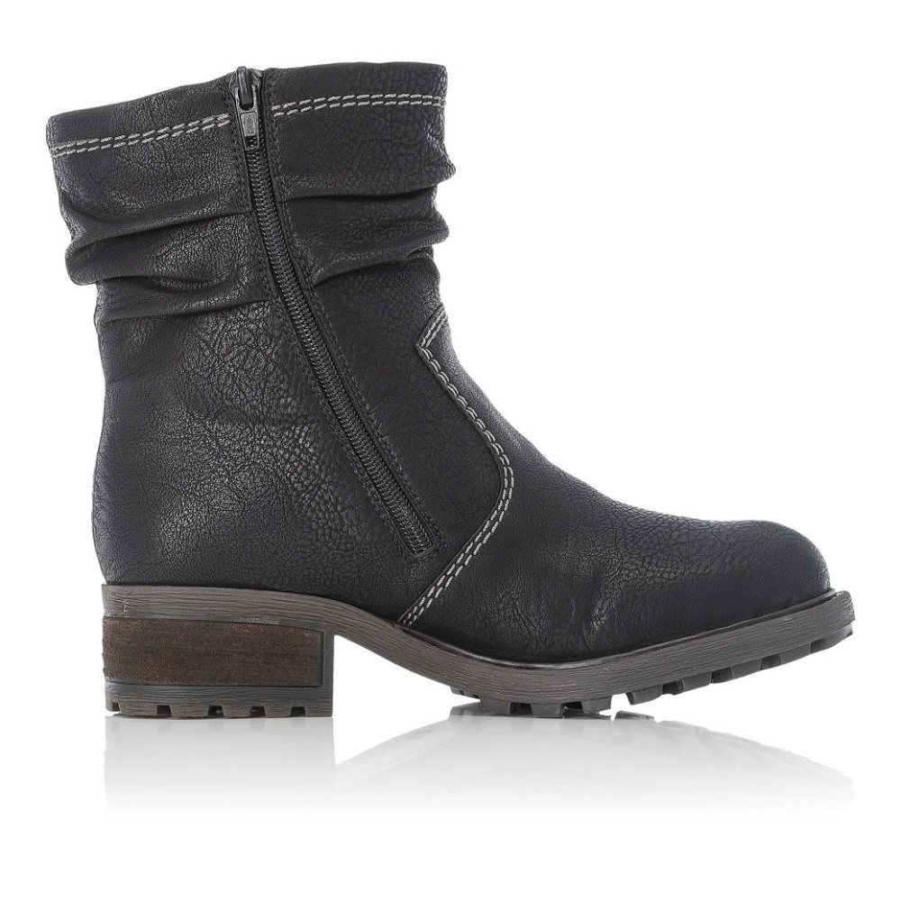 detail Dámská kotníková obuv RIEKER Y0463-00 černá W4