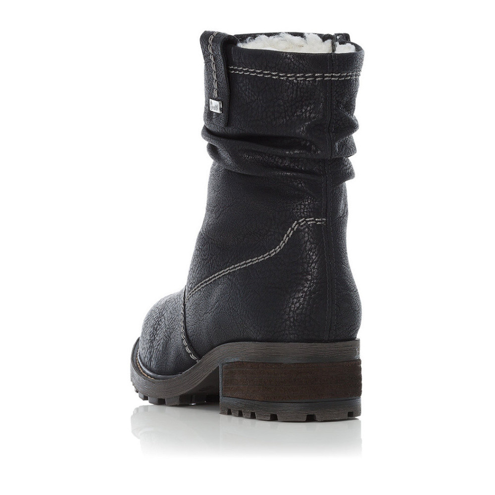 detail Dámská kotníková obuv RIEKER Y0463-00 černá W4