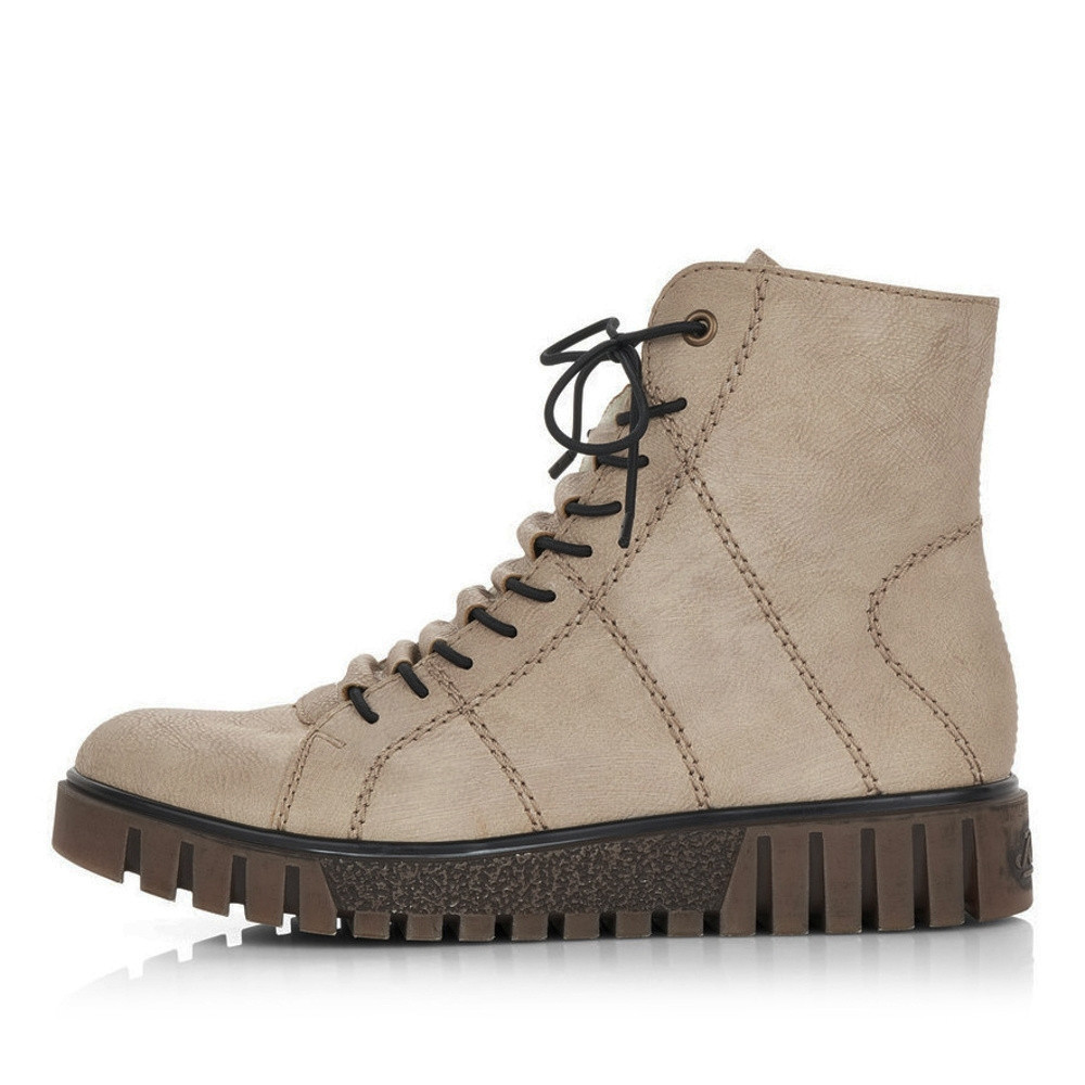 detail Dámská kotníková obuv RIEKER Y3420-60 béžová W4