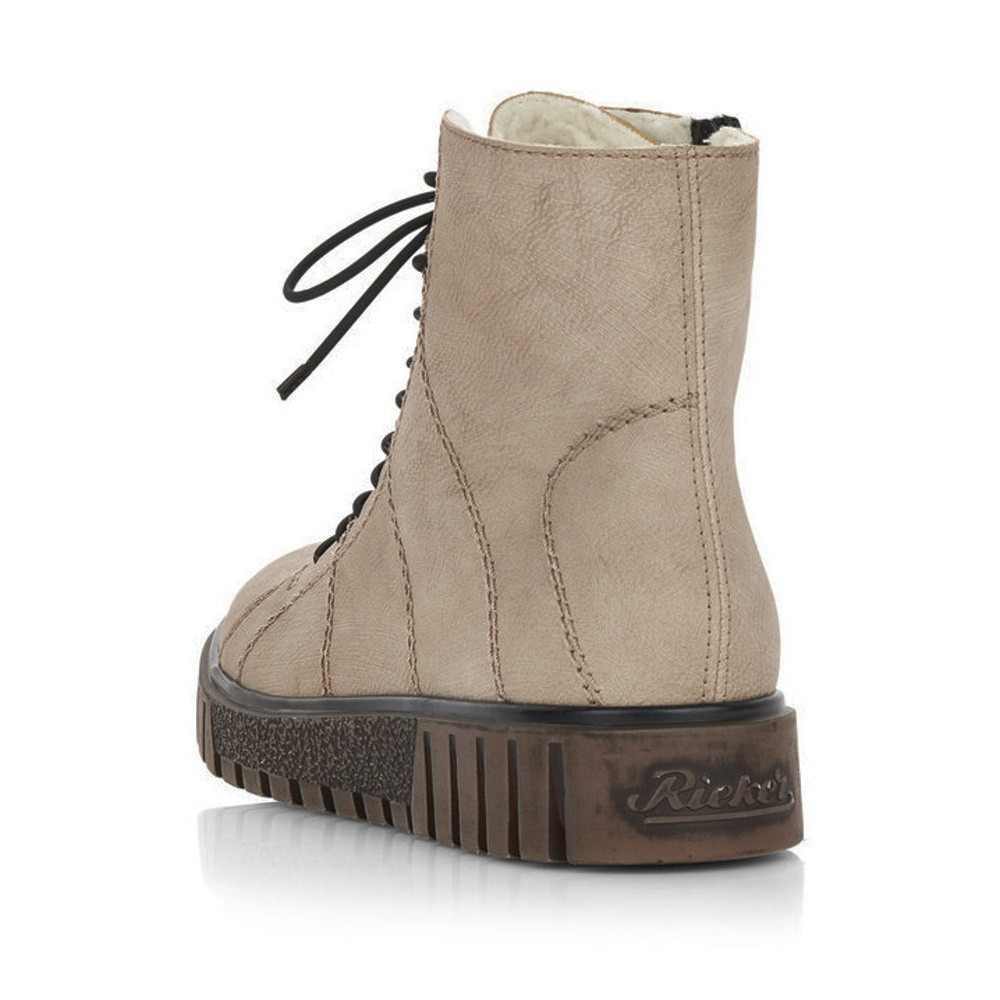 detail Dámská kotníková obuv RIEKER Y3420-60 béžová W4