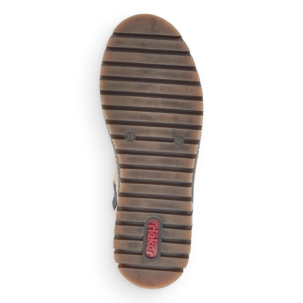 detail Dámská kotníková obuv RIEKER Y3420-60 béžová W4