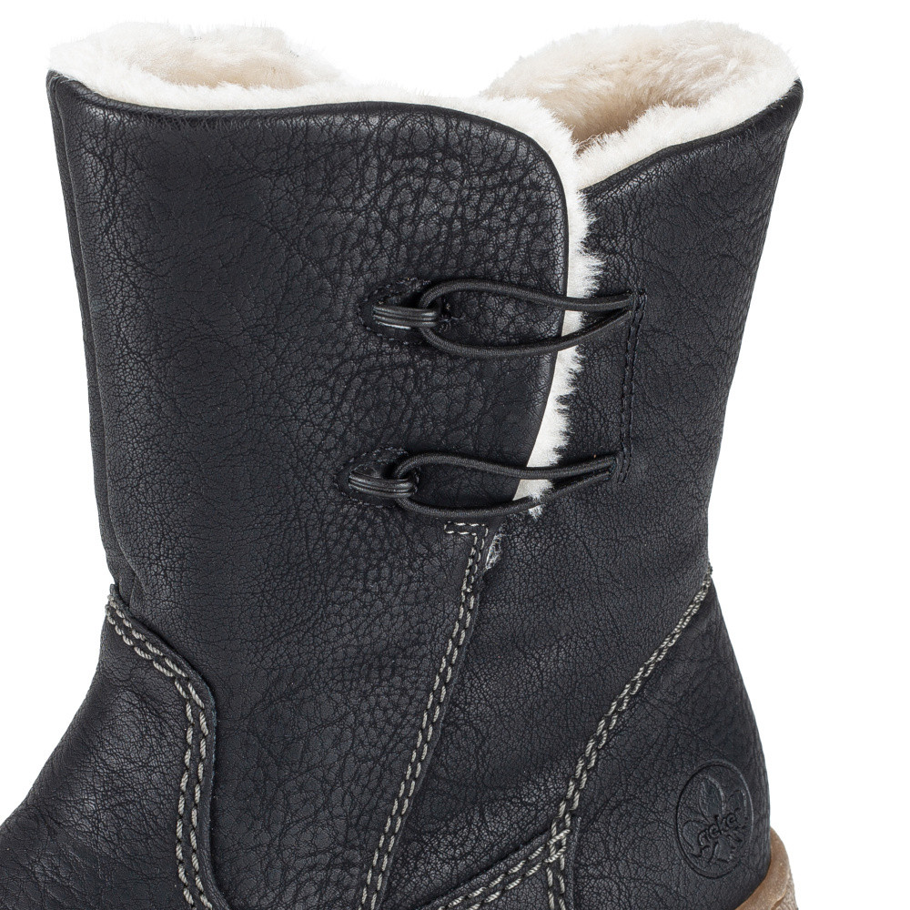 detail Dámská kotníková obuv RIEKER Z0172-00 černá W5