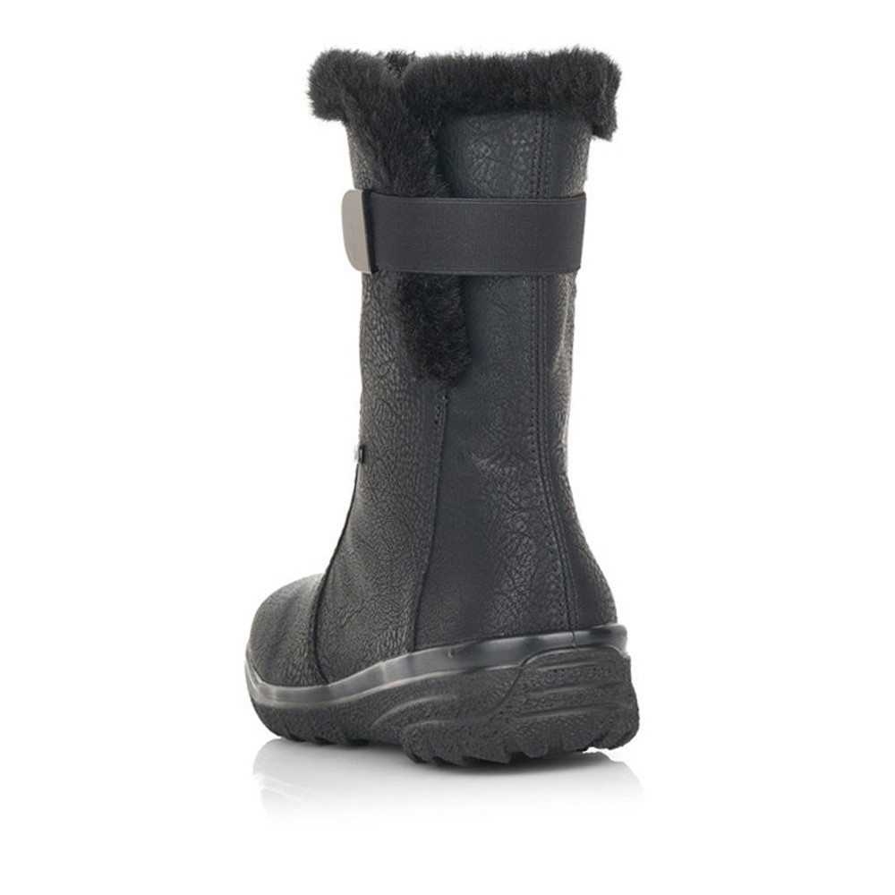 detail Dámska členková obuv RIEKER Z7079-00 čierna W0