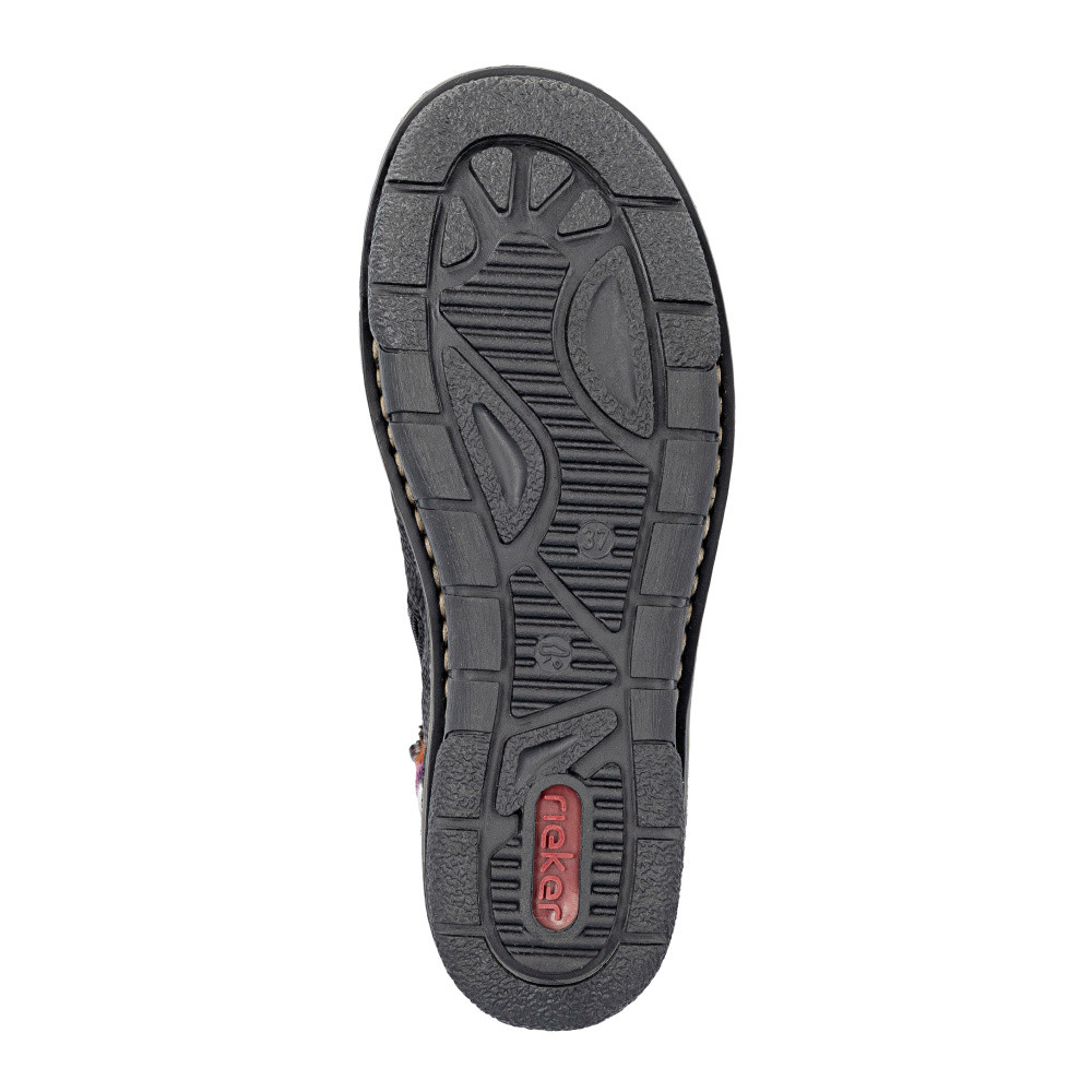 detail Dámská kotníková obuv RIEKER 73343-00 černá W5