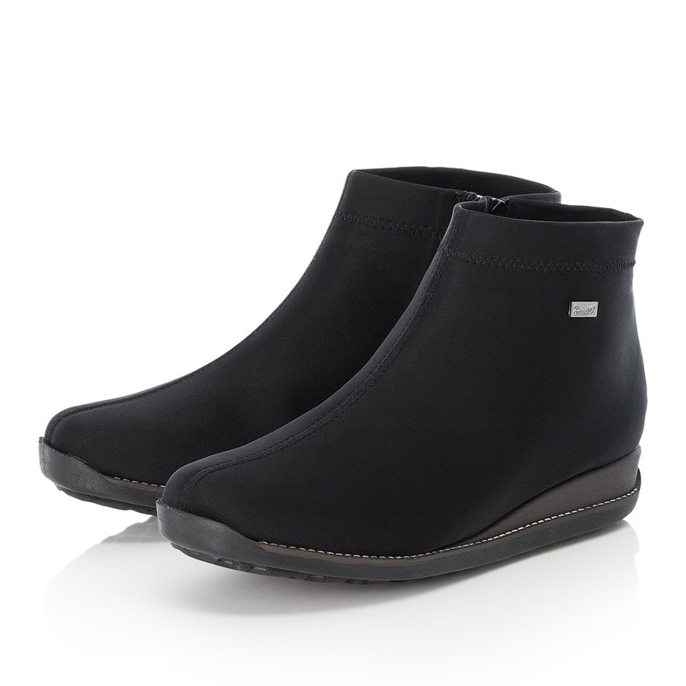 detail Dámská kotníková obuv RIEKER 98251-00 černá W5