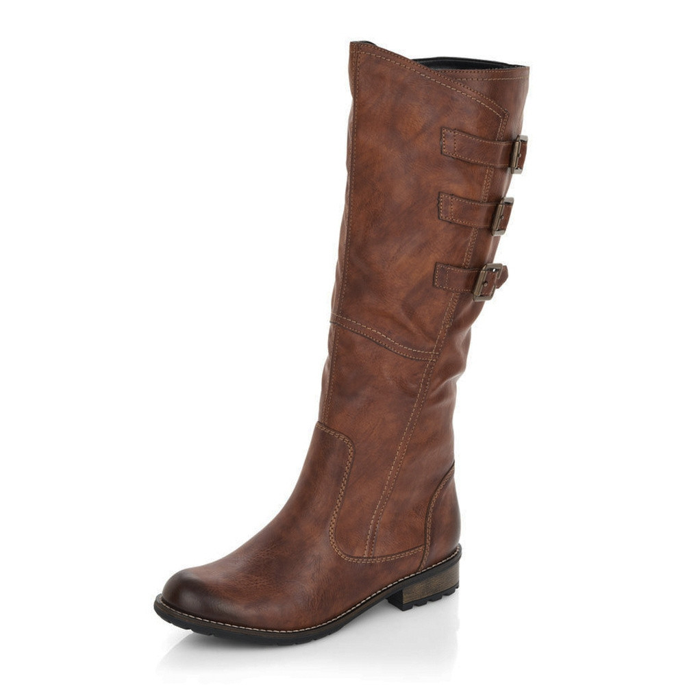 detail Dámské kozačky REMONTE R3370-22 hnědá W3