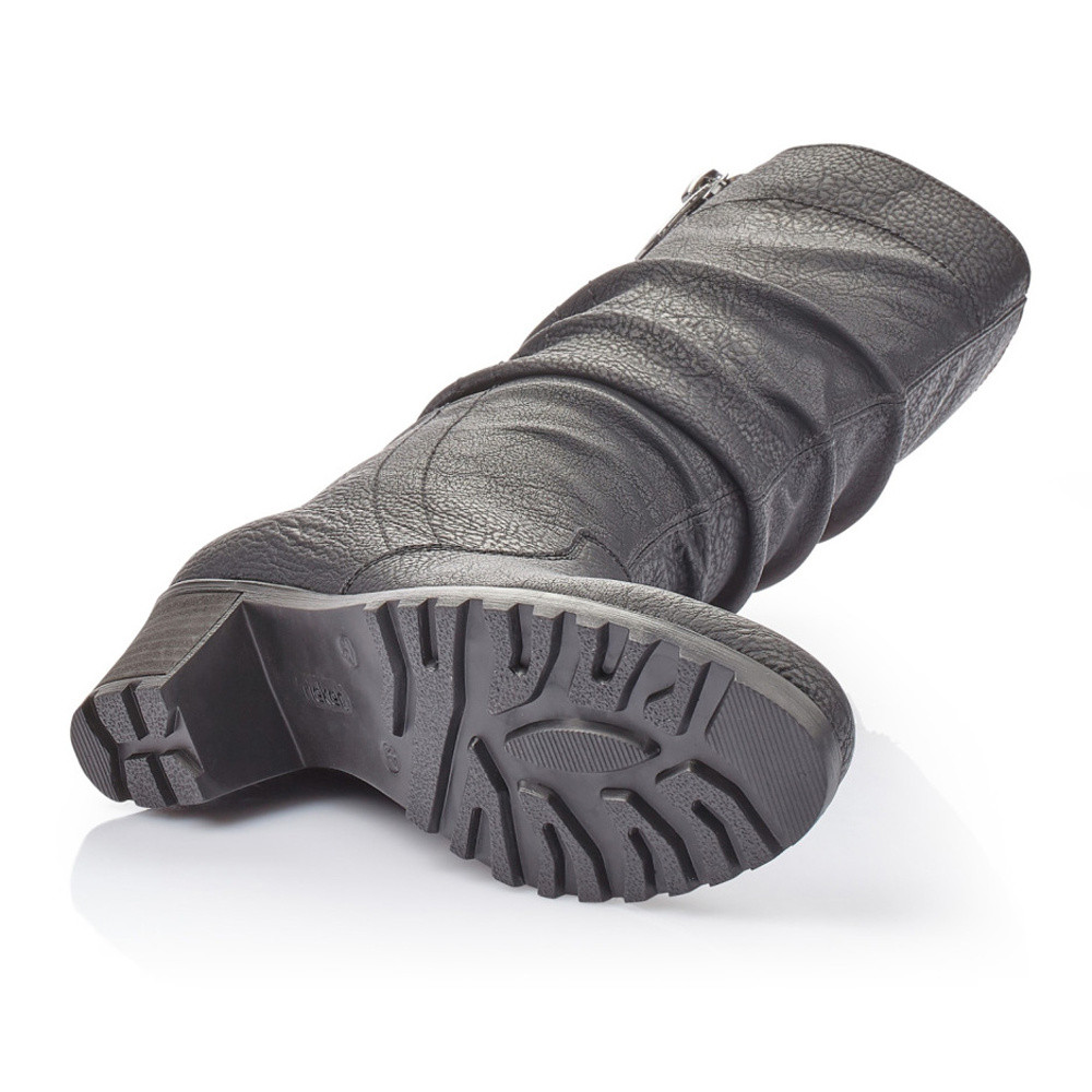 detail Dámské kozačky RIEKER Y8053-00 černá W4