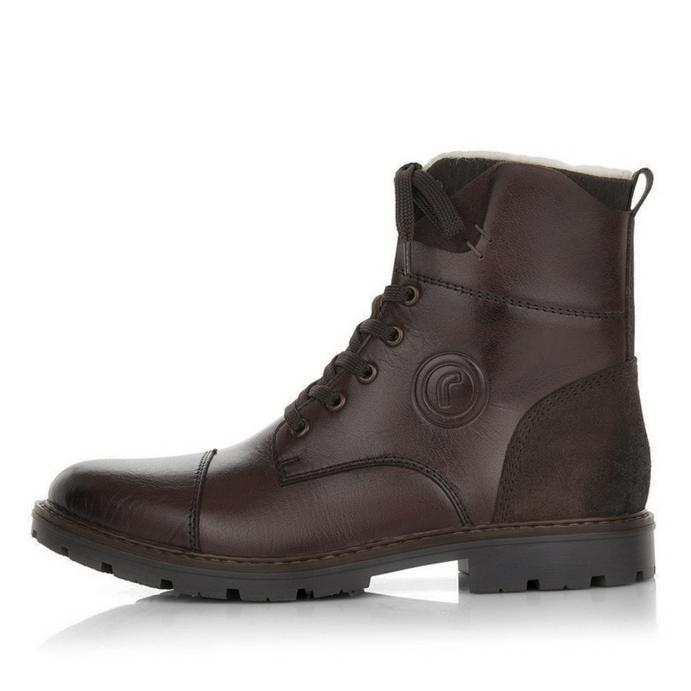 detail Pánská kotníková obuv RIEKER 32133-25 hnědá W3