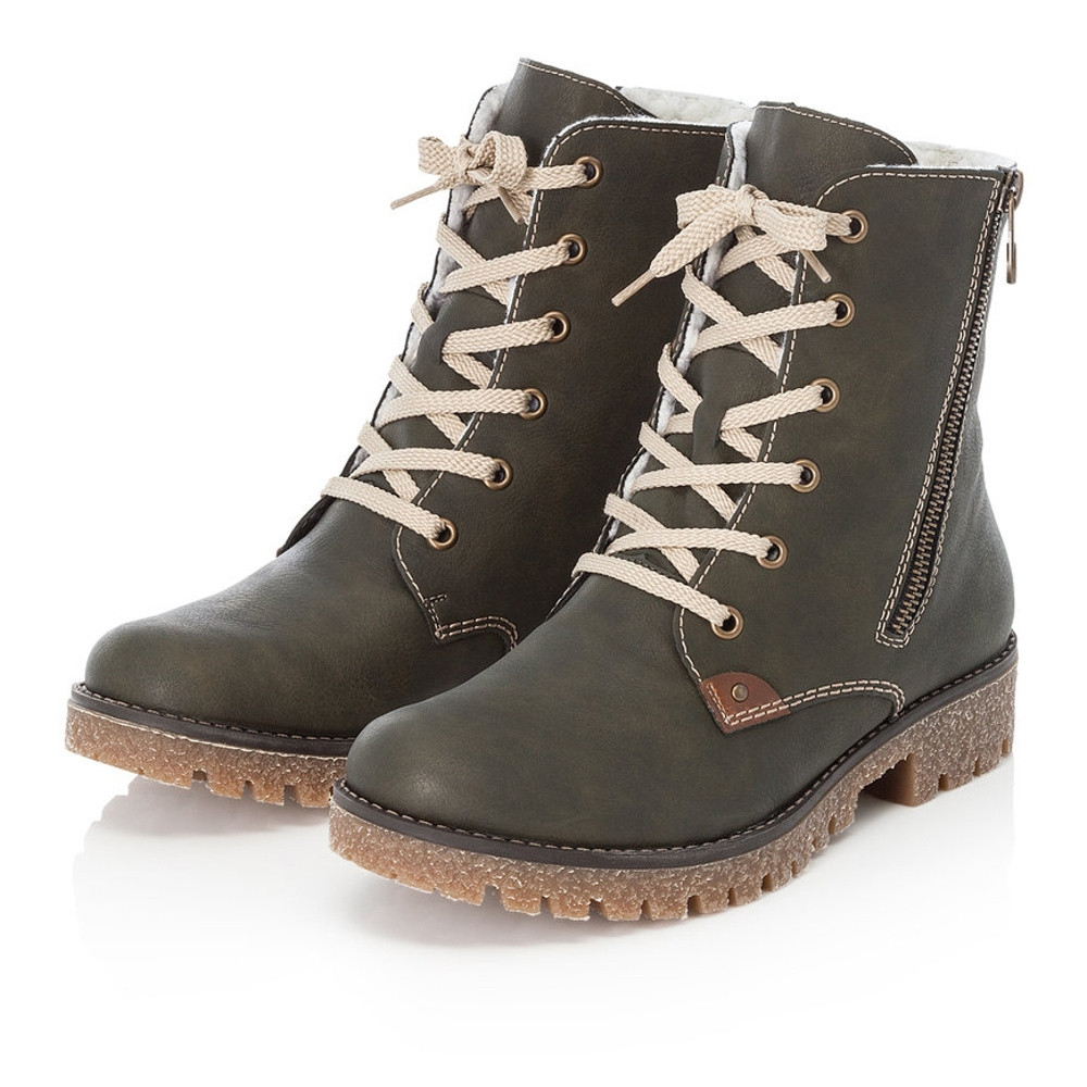 detail Dámská obuv RIEKER RIE-1036460-W1 zelená