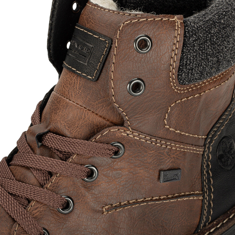 detail Pánská kotníková obuv RIEKER 32031-25 hnědá W5