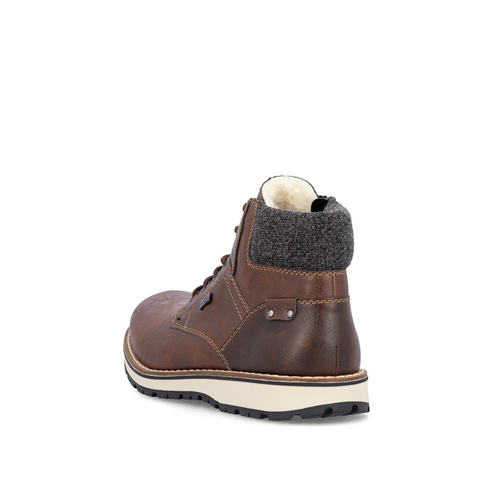 detail Pánská kotníková obuv RIEKER 38434-26 hnědá W5