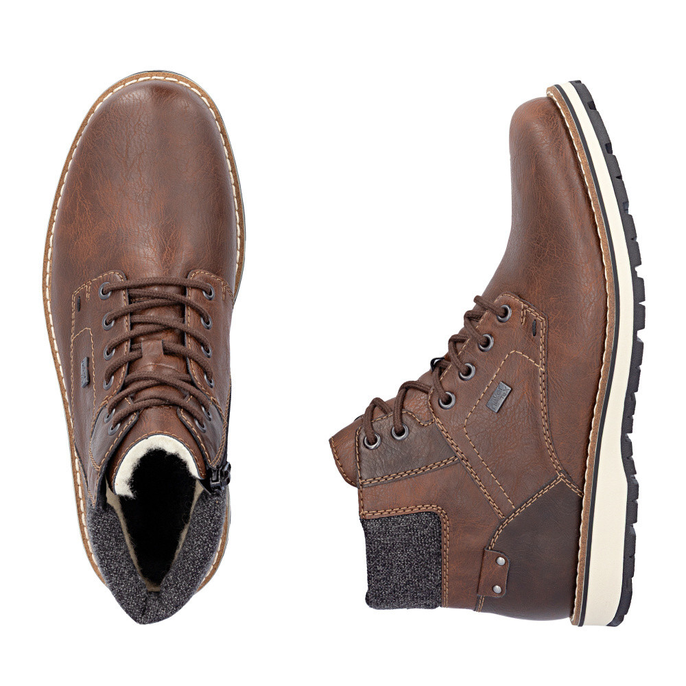 detail Pánská kotníková obuv RIEKER 38434-26 hnědá W5