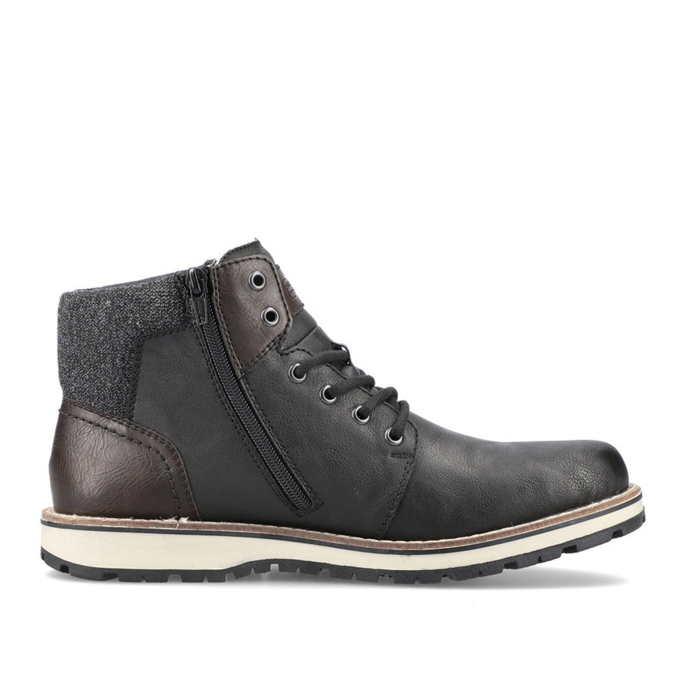 detail Pánská kotníková obuv RIEKER 38441-01 černá W4