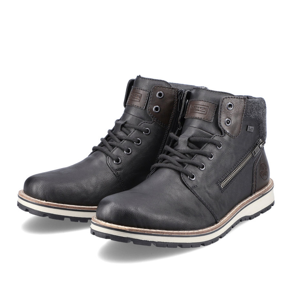 detail Pánská kotníková obuv RIEKER 38441-01 černá W4