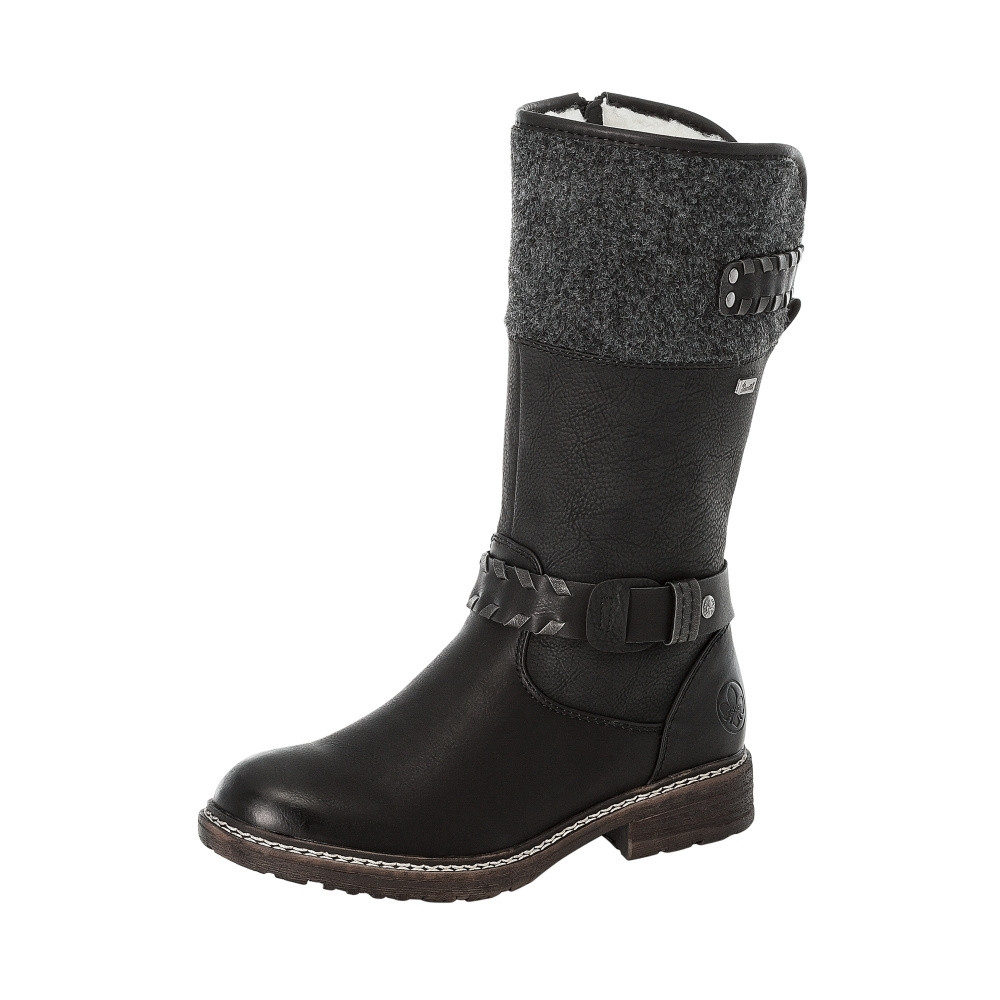 detail Dámské kozačky RIEKER RIE-1036747-W2 černá