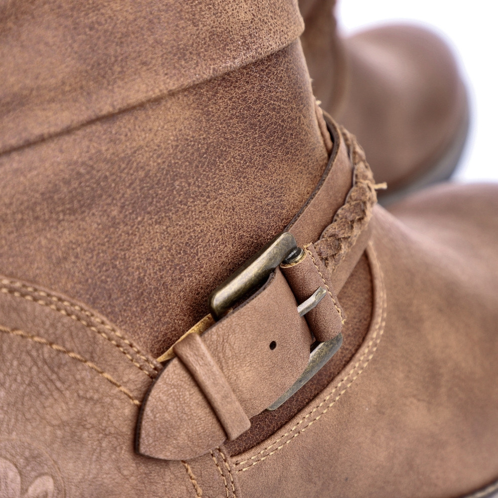 detail Dámské kozačky RIEKER 98860-22 hnědá W4