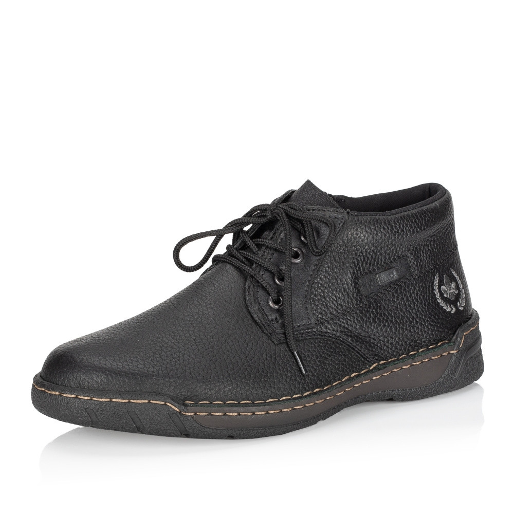 detail Pánská kotníková obuv RIEKER B0333-00 černá W5