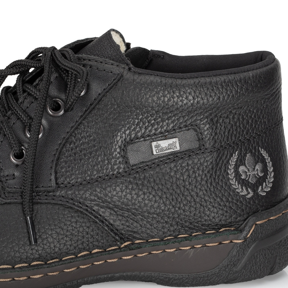 detail Pánská kotníková obuv RIEKER B0333-00 černá W5