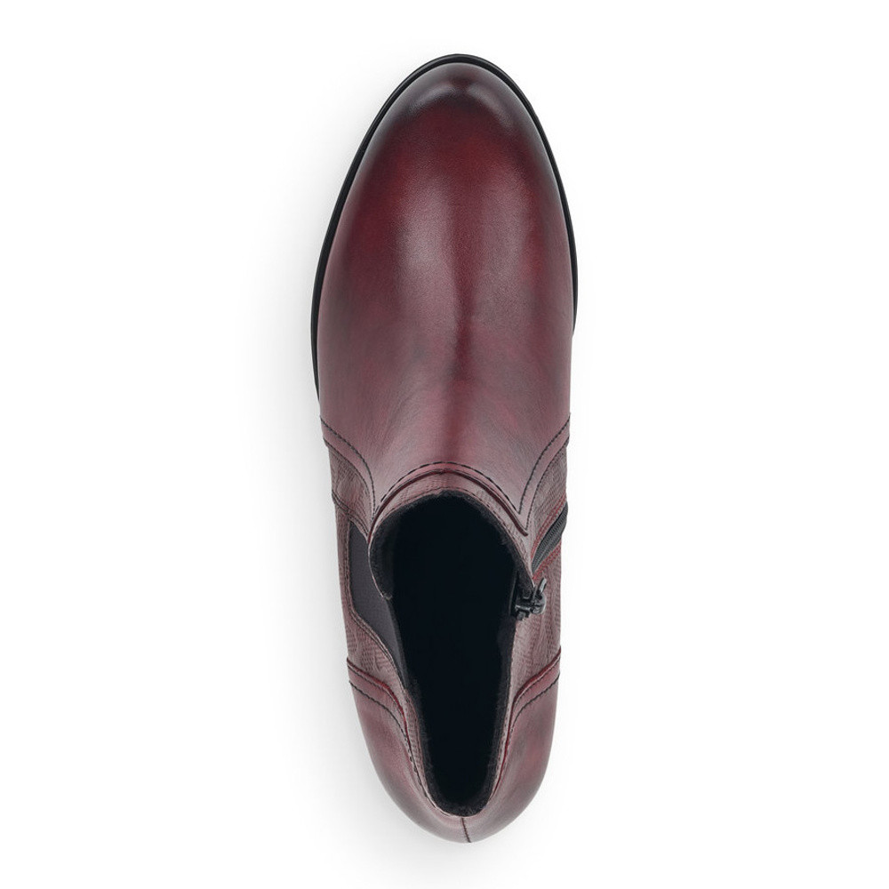 detail Dámská obuv REMONTE RIE-1036802-W0 vínová