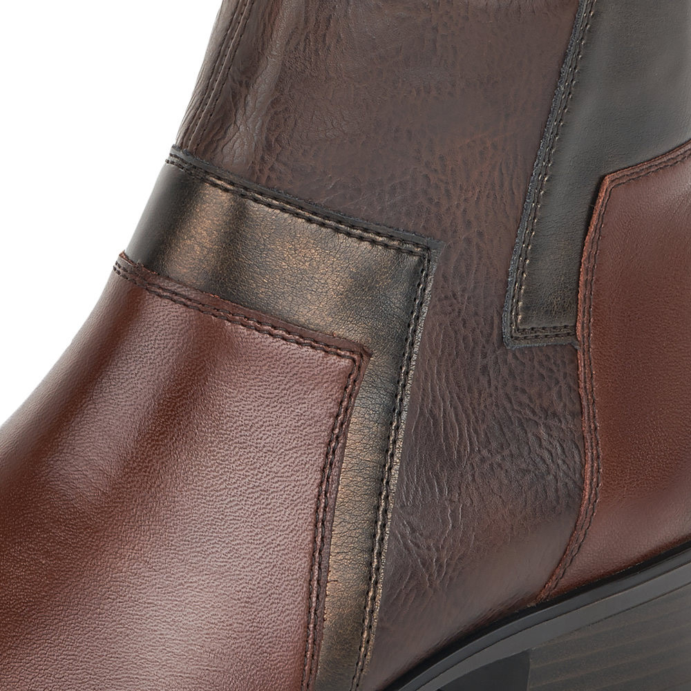 detail Dámská kotníková obuv REMONTE D6879-25 hnědá W1