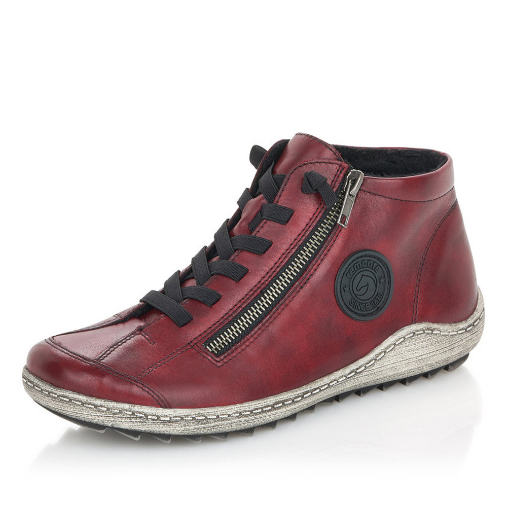 detail Dámská kotníková obuv REMONTE R1498-35 červená W1