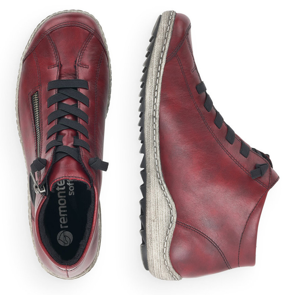 detail Dámská obuv REMONTE RIE-1036903-W1 vínová