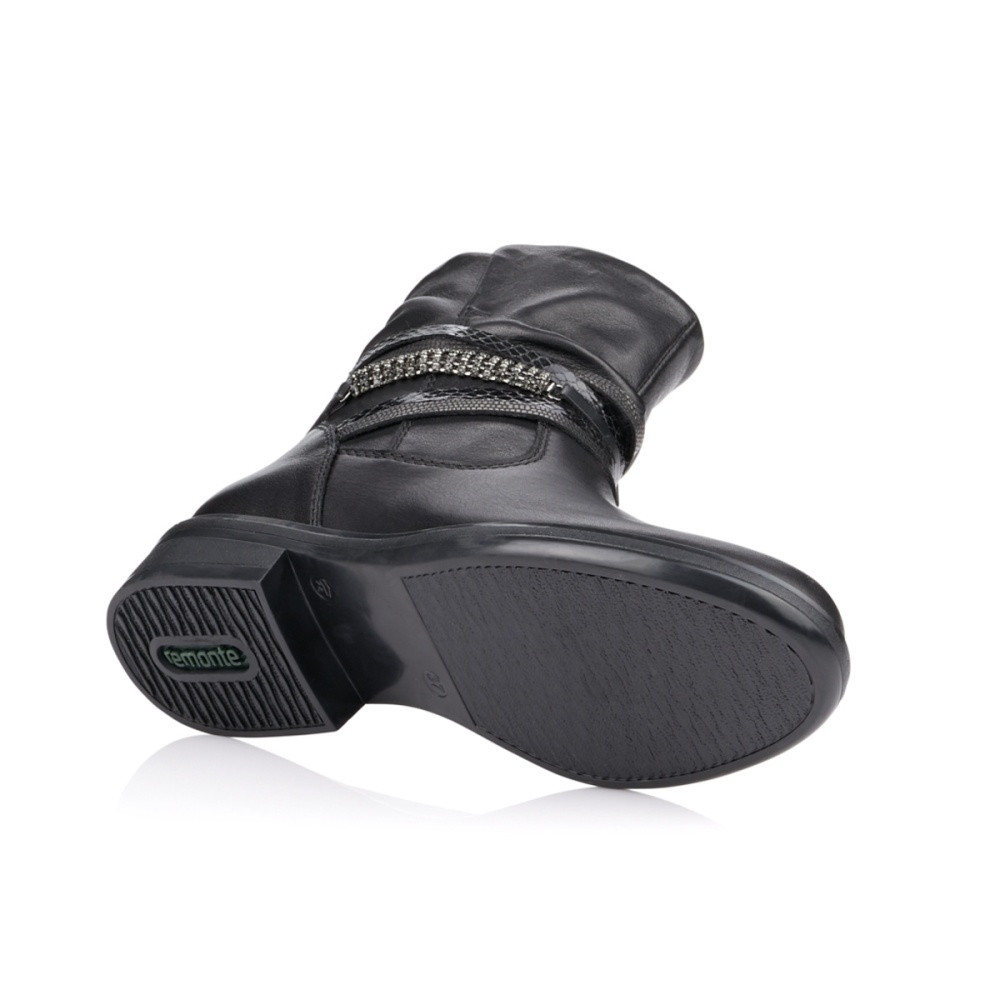 detail Dámska členková obuv REMONTE R4980-01 čierna W0