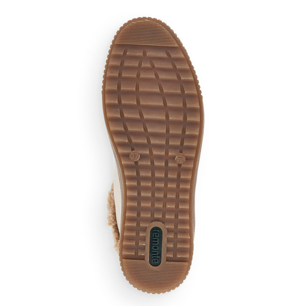 detail Dámská kotníková obuv REMONTE R7980-80 béžová W3