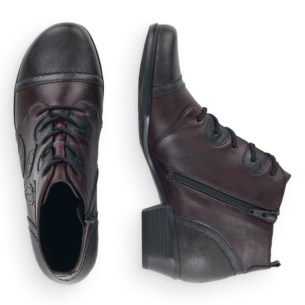 detail Dámská obuv REMONTE RIE-1036989-W0 vínová