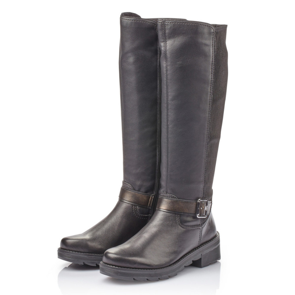 detail Dámské kozačky RIEKER RIE-1036997-W1 černá