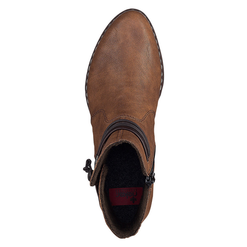 detail Dámská obuv RIEKER RIE-1037022-W1 hnědá