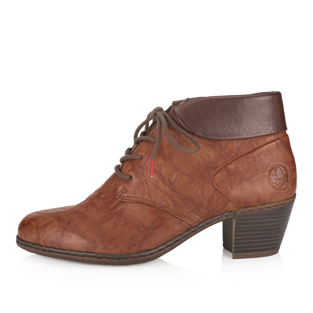 detail Dámská kotníková obuv RIEKER Y2131-22 hnědá W5