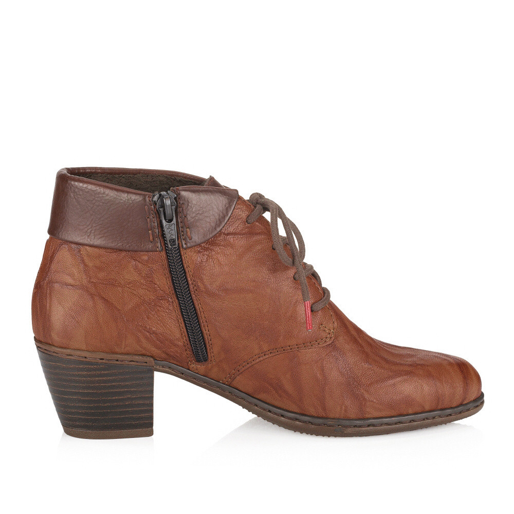 detail Dámská kotníková obuv RIEKER Y2131-22 hnědá W5