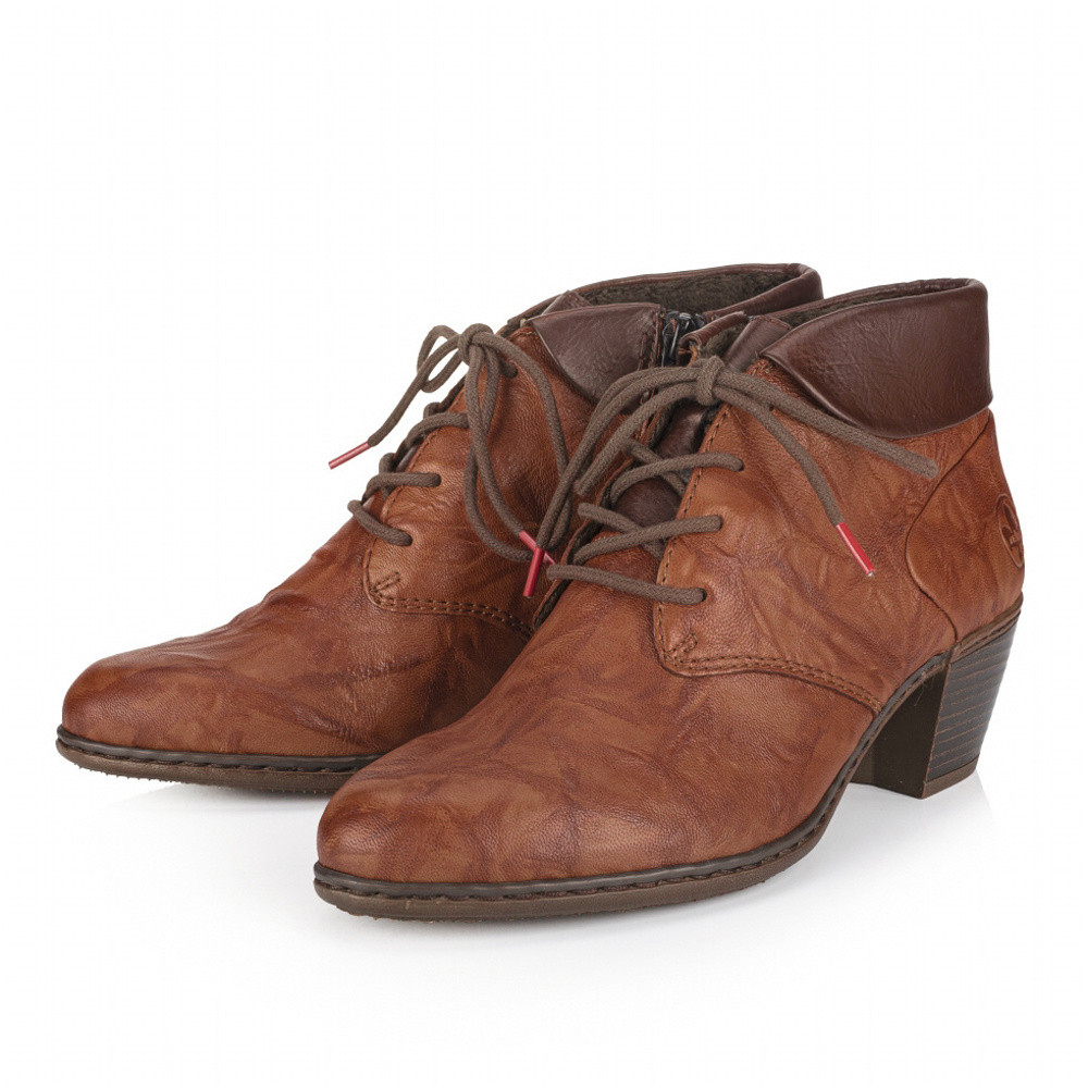 detail Dámská kotníková obuv RIEKER Y2131-22 hnědá W5
