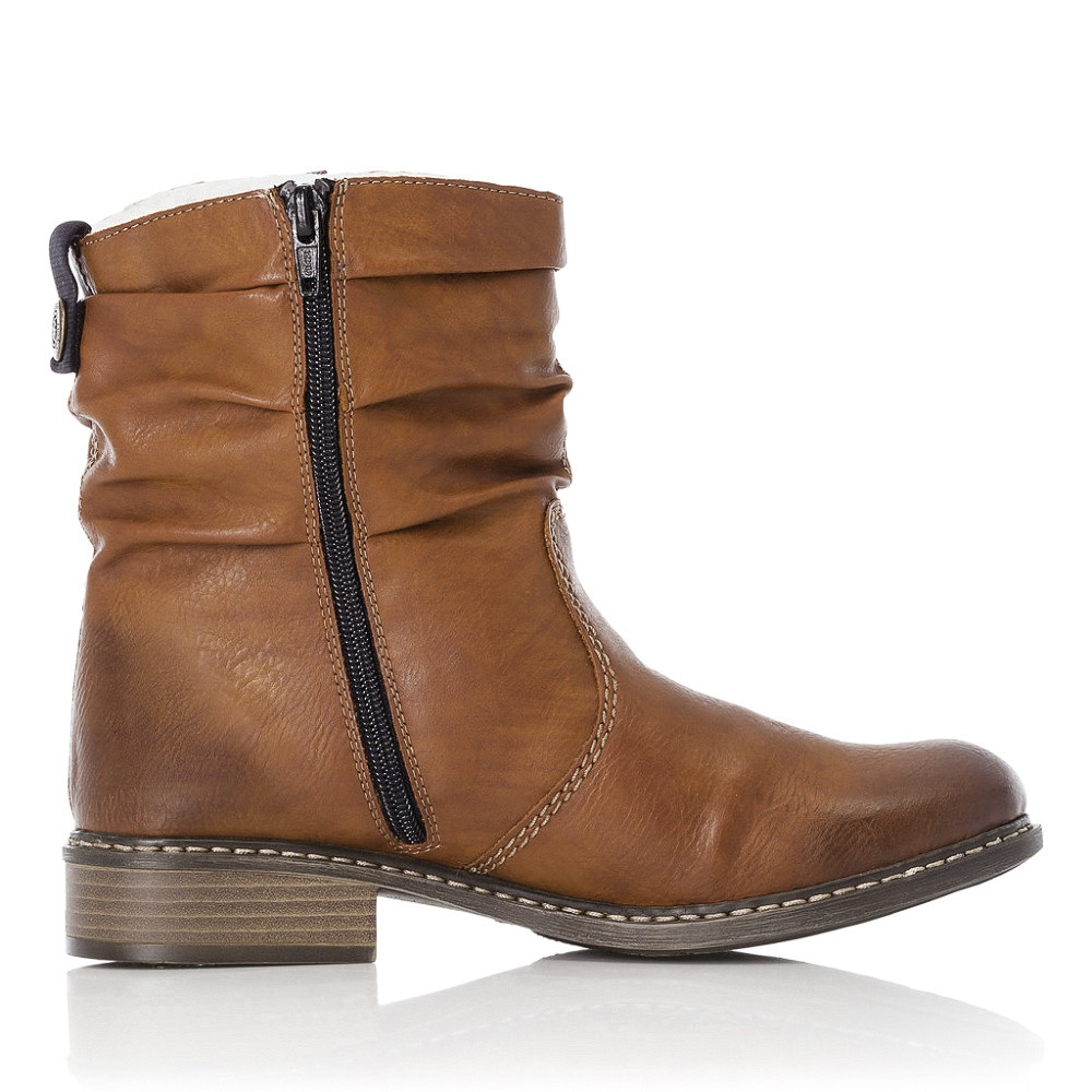 detail Dámská kotníková obuv RIEKER Z4180-22 hnědá W4