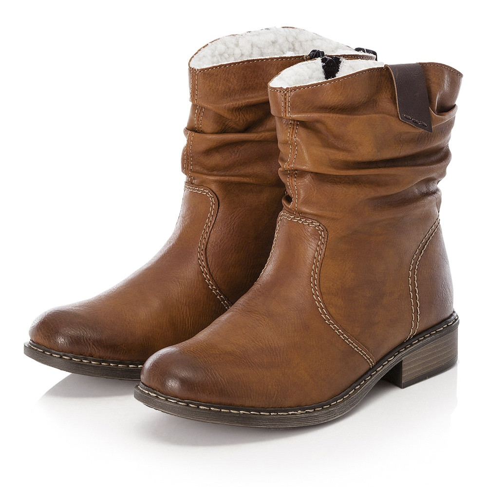 detail Dámská kotníková obuv RIEKER Z4180-22 hnědá W4